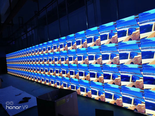 Esposizione di LED della fase di concerto, video affitto dello schermo della parete del LED con le serrature veloci